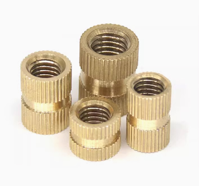 M2 M2.5 M3 M6 M8 Brass Thread Inserts Nuts Knurl Nut Copper Insert With Plastic