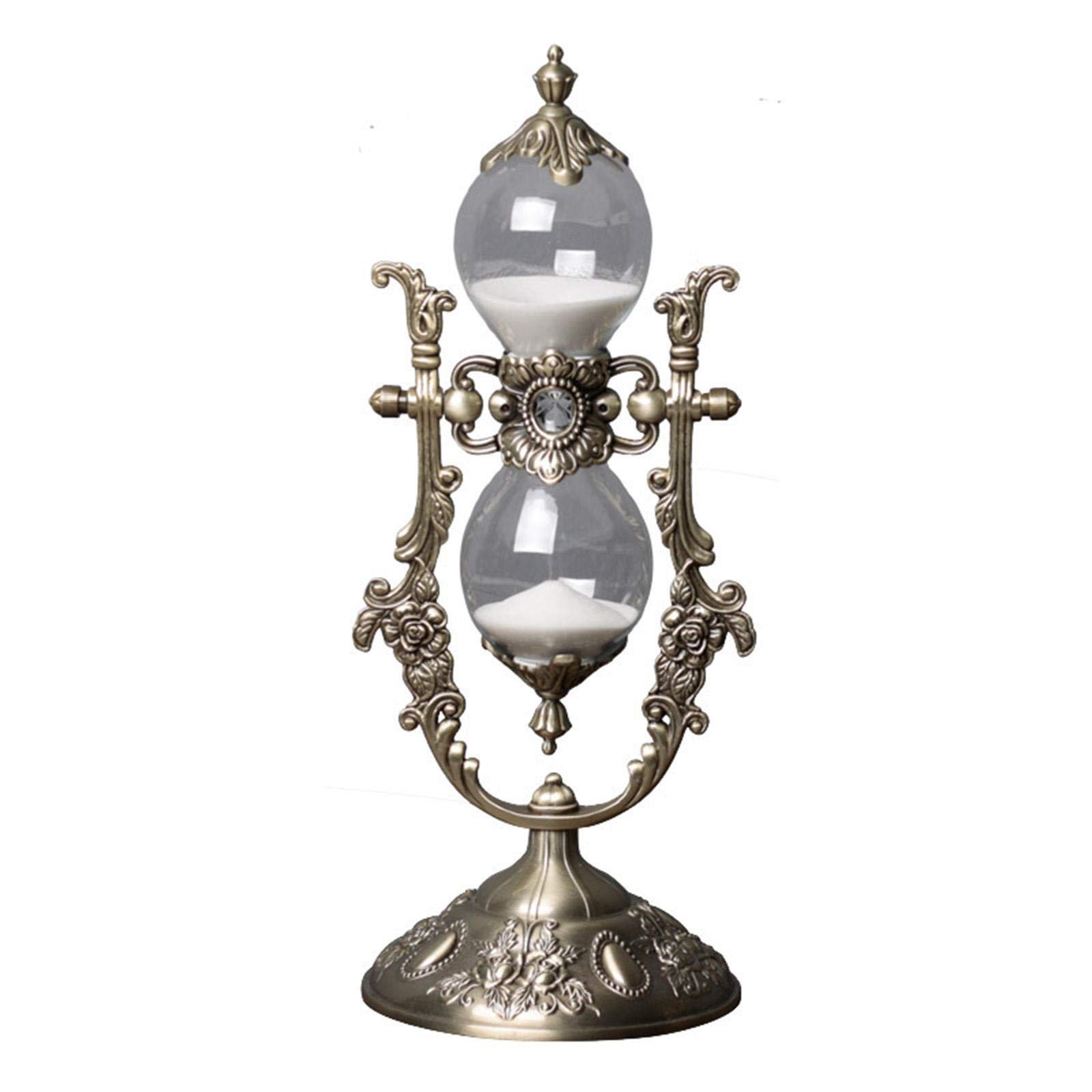 Hourglass Timer, 15 Minutes Embossed Golden Hourglass Timer,Used for Vintage ...