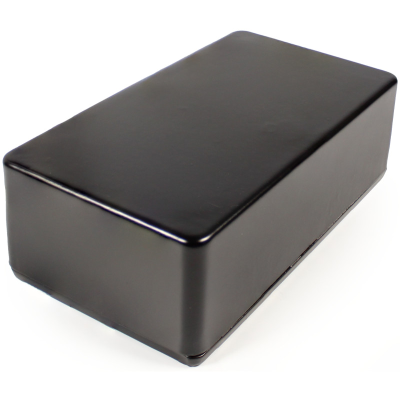 Chassis Box, 1590N1 / 125B, Diecast, 4.77" x 2.58" x 1.41", Color: Black