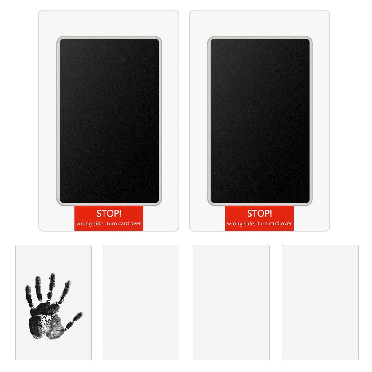 yuntop 2 Pack Inkless Hand and Footprint Kit Ink Pad for Baby Handprint or...