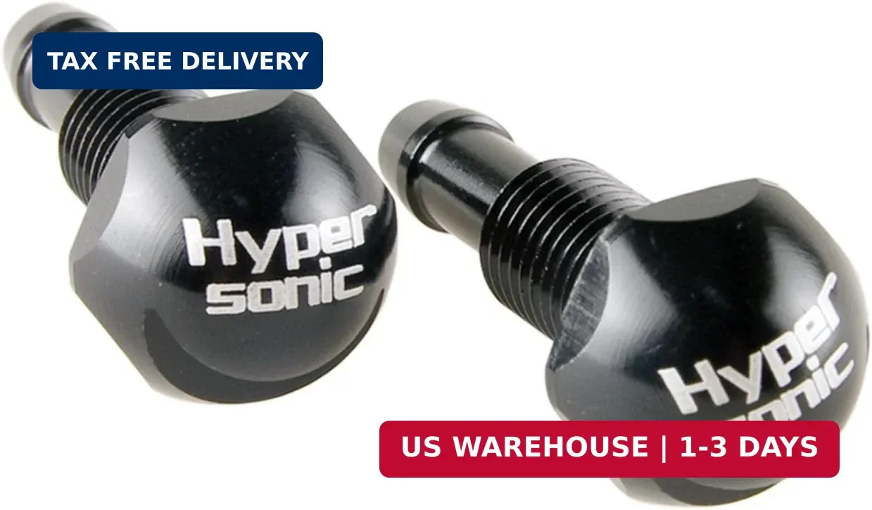 Hypersonic Universal Car Windshield Washer Sprayer 2Pcs Vehicle Nozzle