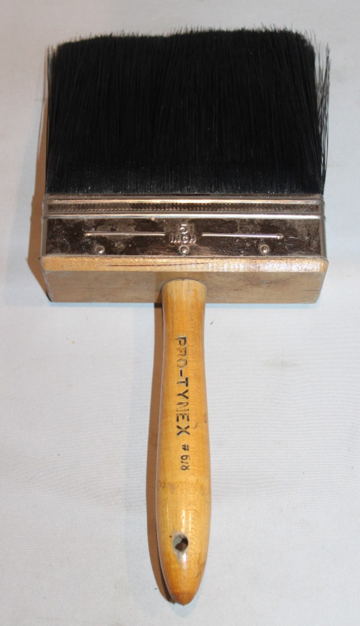 VTG Pro-Tynex paint brush #678 professional wood handle 5" wide / 4" bristles