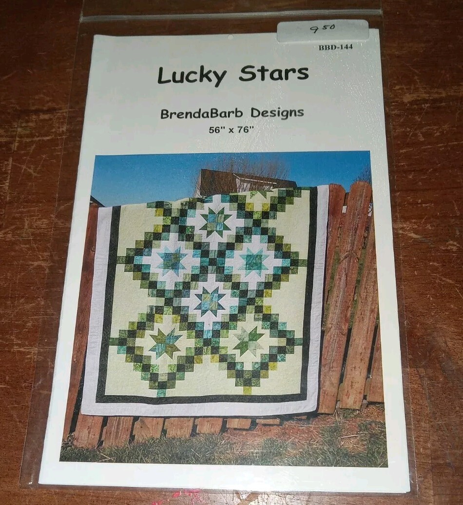 BrendaBarb Designs Model BBD-144 Lucky Stars 56" x 76" NEW!