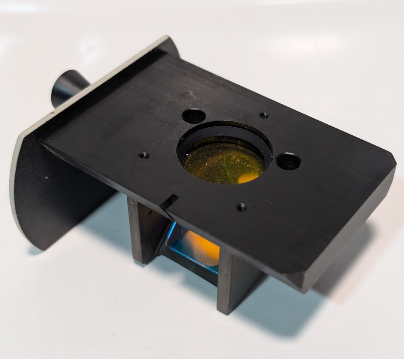Nikon “B” Dichroic Fluorescence Filter Cube Slider For Microscope