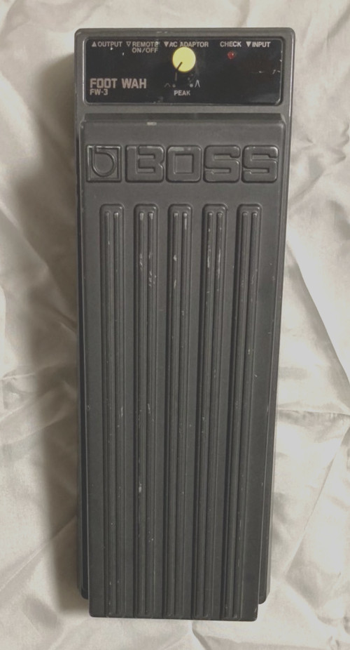 Boss FW-3 Foot Wah Peda Guitar Effects Pedal Rare 90's From Japan Free Shipping
