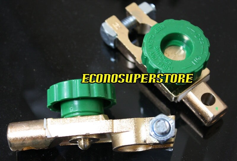 Lot 6 Brass Battery Terminal Disconnect Switch Link Automotive 12 24V Truck Boat