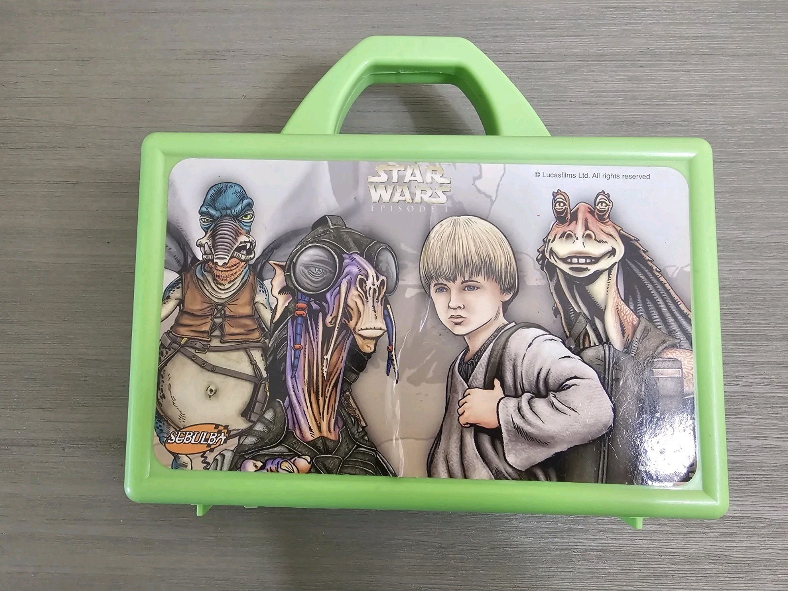Star Wars Plastic Lunch Box Vintage Prequels
