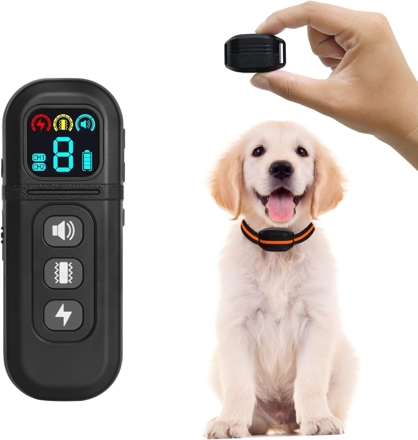 Shock Collar for Small Dogs, Electric Dog Training Collar with Remote Free Shipp