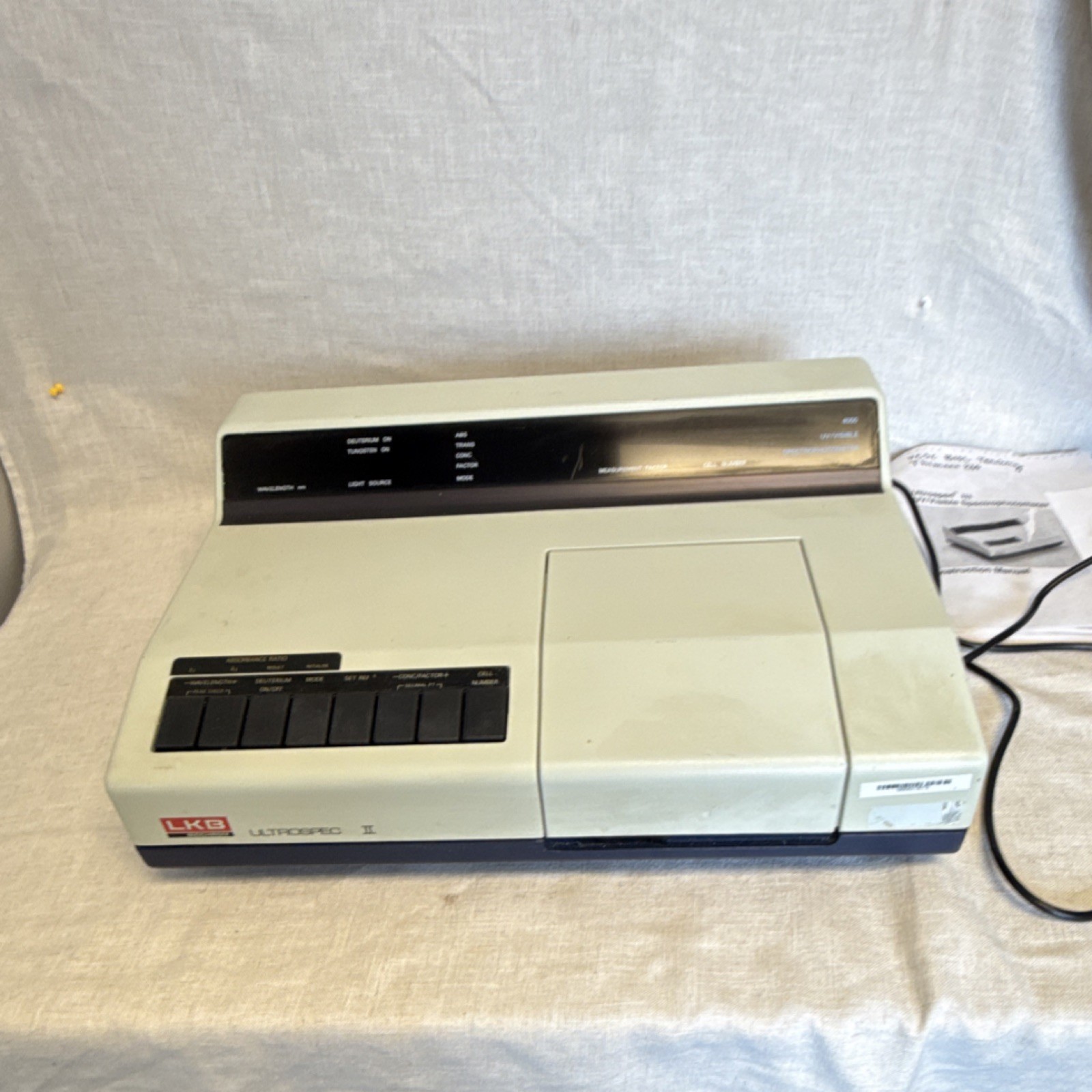 Fisher Scientific Ultra Spec Three Uv Visible Spectrophotometer LKB Bio Chrom