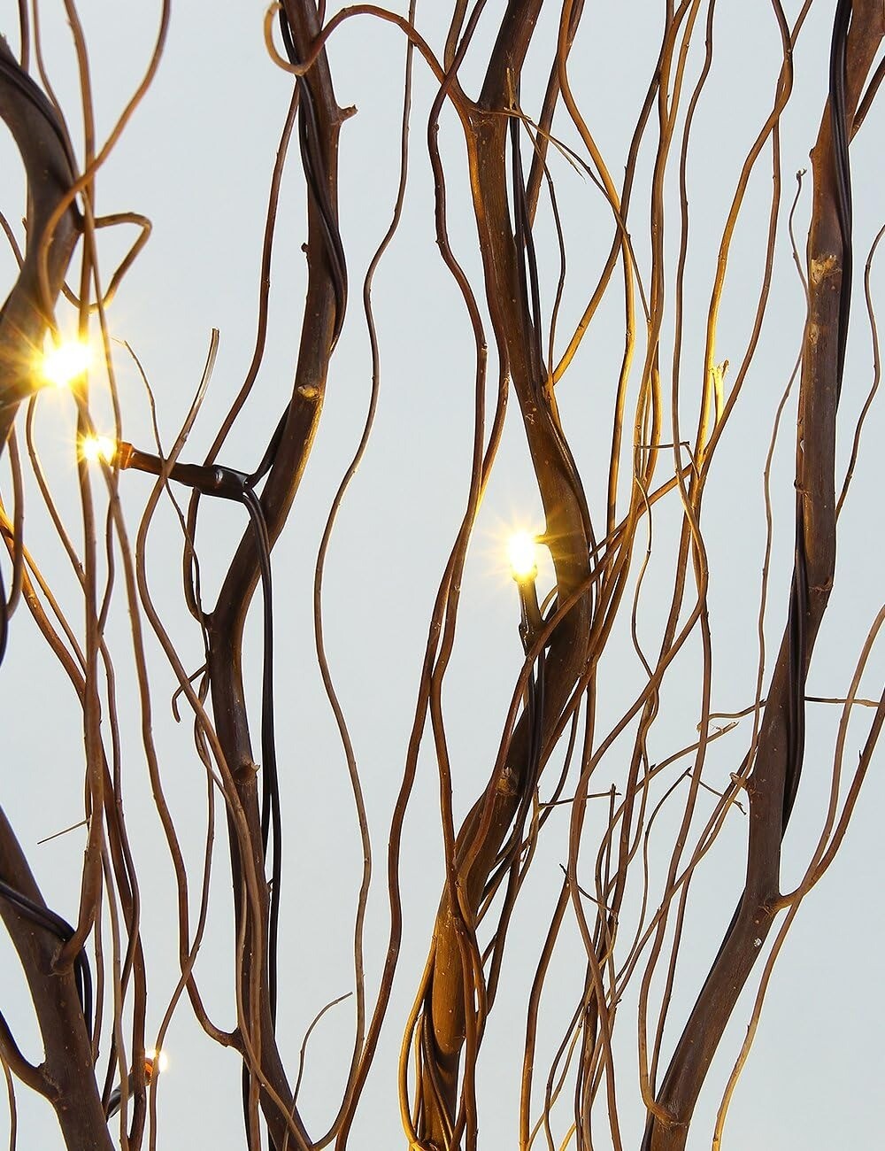 Lightshare Upgraded 36Inch 16LED Natural Willow Twig Lighted Brown Branch
