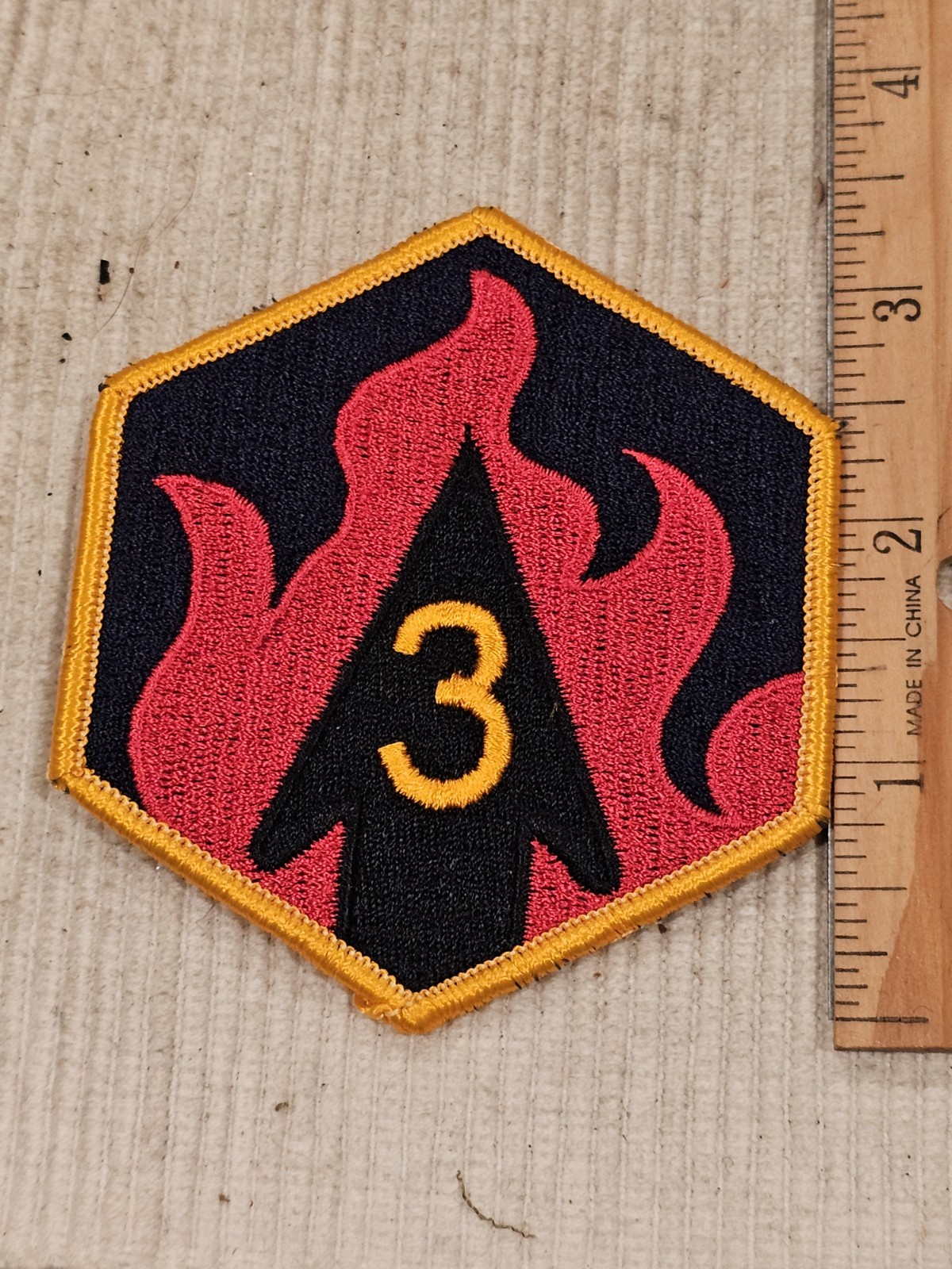 1960s 70s US Army Vietnam Cold War 3rd Chemical Battalion Patch L@@K!!!