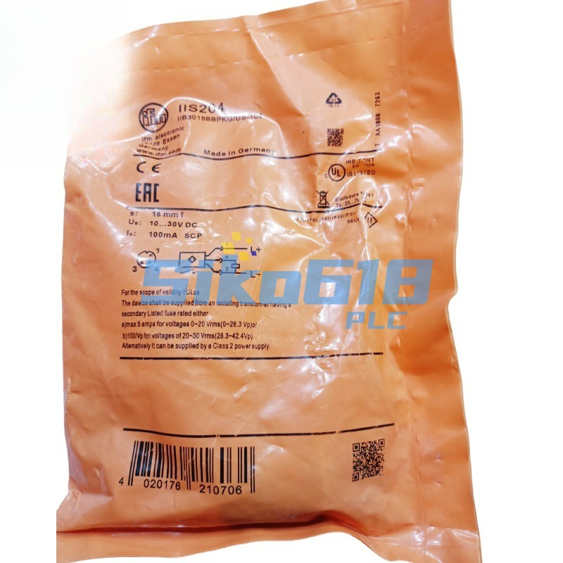 1 New PCS IFM IIS204 Proximity Switch Inductive Sensor Fast Delivery