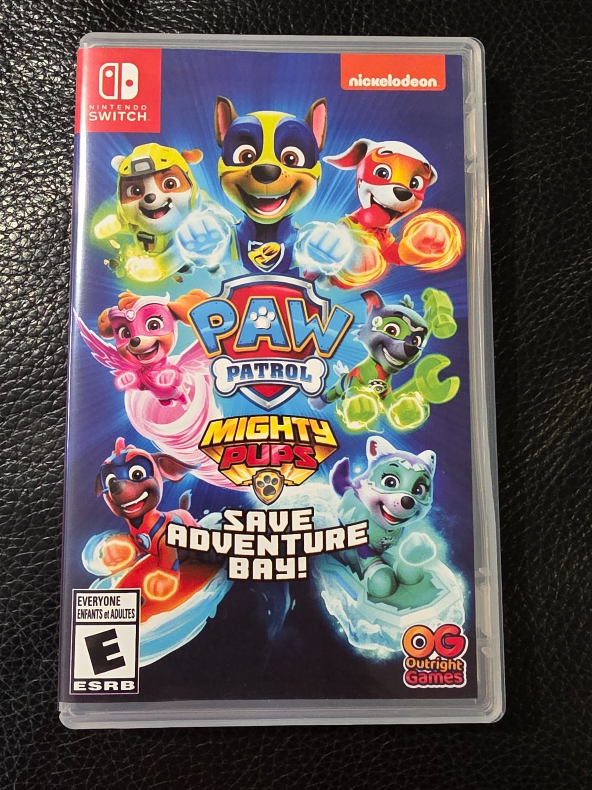Replacement Case (NO GAME) Nintendo Switch PAW Patrol The Movie Adventure City