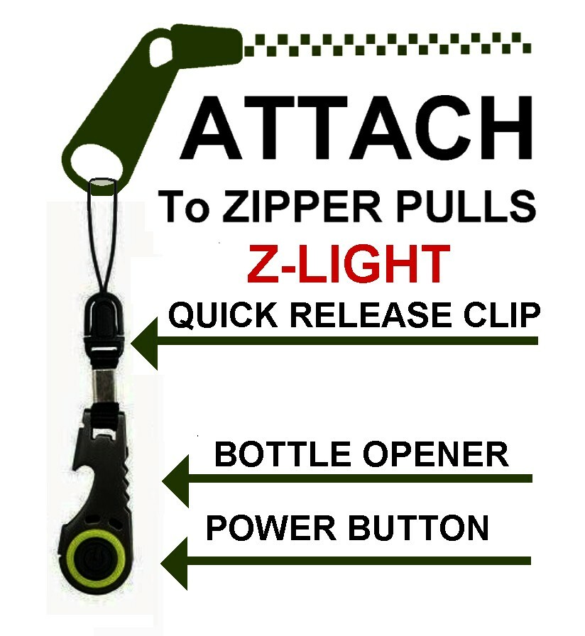 Hex Key Survival Tool & Zipper Pull Attach to a COAT Zipper pull - Guildsman