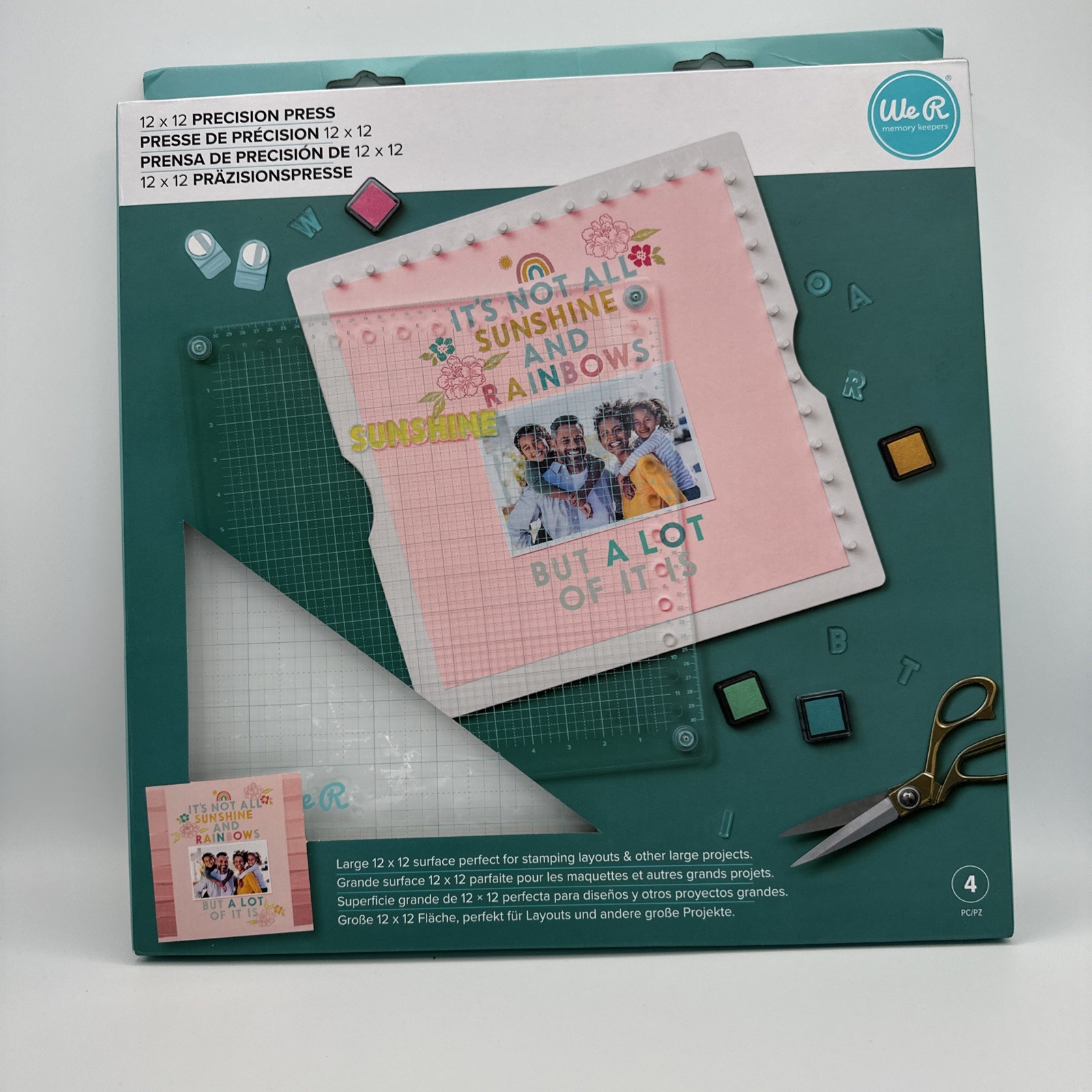 CRAFTING CRAFTS WE R MEMORY KEEPERS 4pc 12 x 12 PRECISION PRESS 60000217