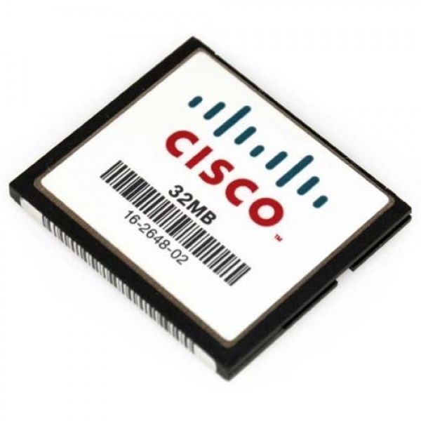 Cisco 32 MB Compact Flash Memory Card for 1800 2800 3800 Router 16-2648-02 32Mb