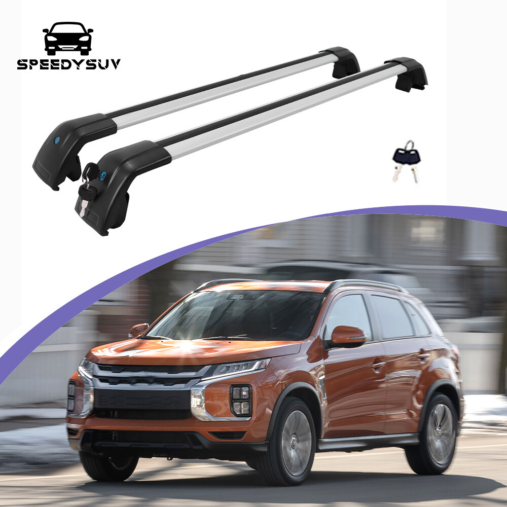 Lockable Roof Rack Cross Bar for 2010-2022 Mitsubishi Outlander Sport ASX Cargo