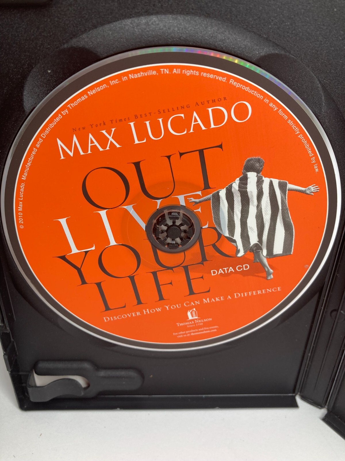 Max Lucado Out Live Your Life DVD & Data CD Used 2010