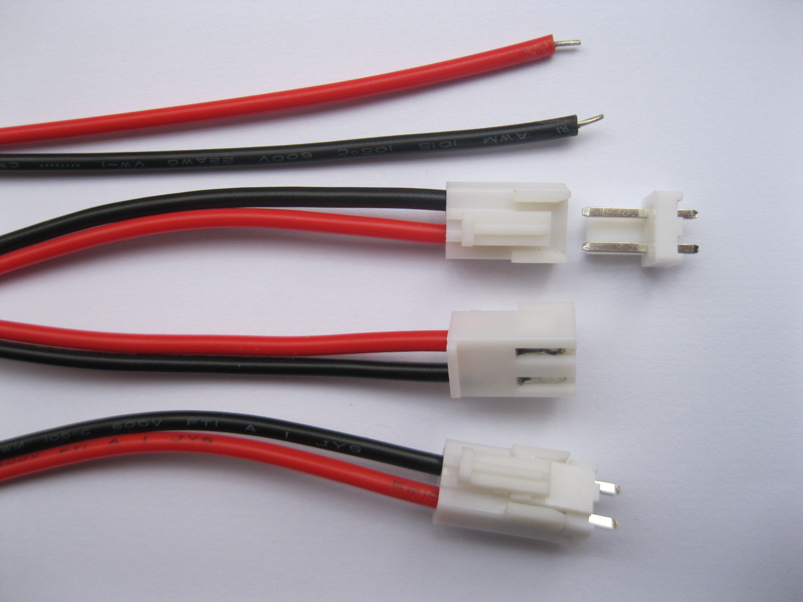 12 pcs VH3.96 3.96mm 2 Pin Female & Male Pin Connector 22AWG 300mm Leads Cable