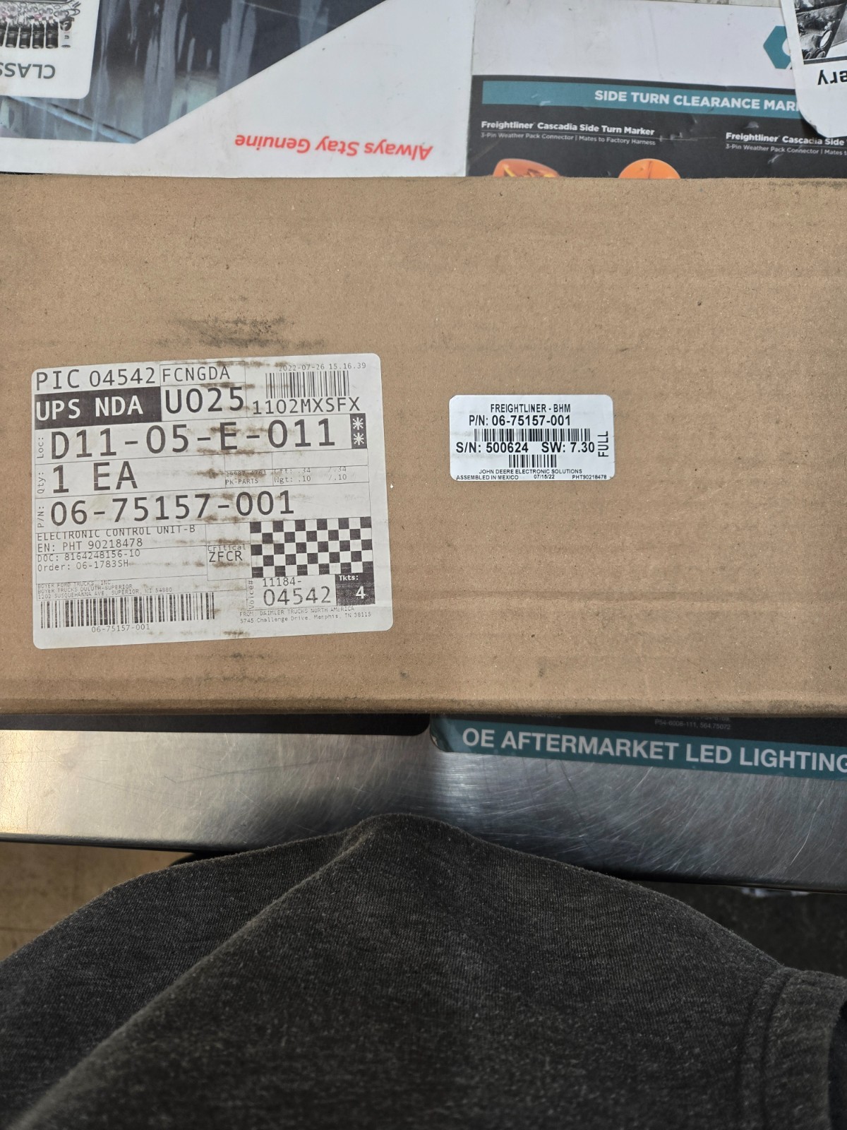 GENUINE NEW OEM FREIGHTLINER M2 CAB CONTROL MODULE CECU 06-75157-001