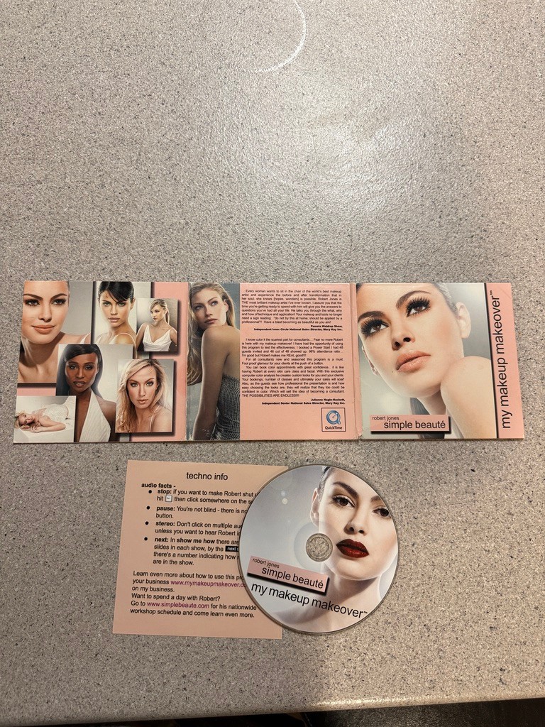 ROBERT JONES SIMPLE BEAUTE MY MAKEUP MAKEOVER PC. CLEAN