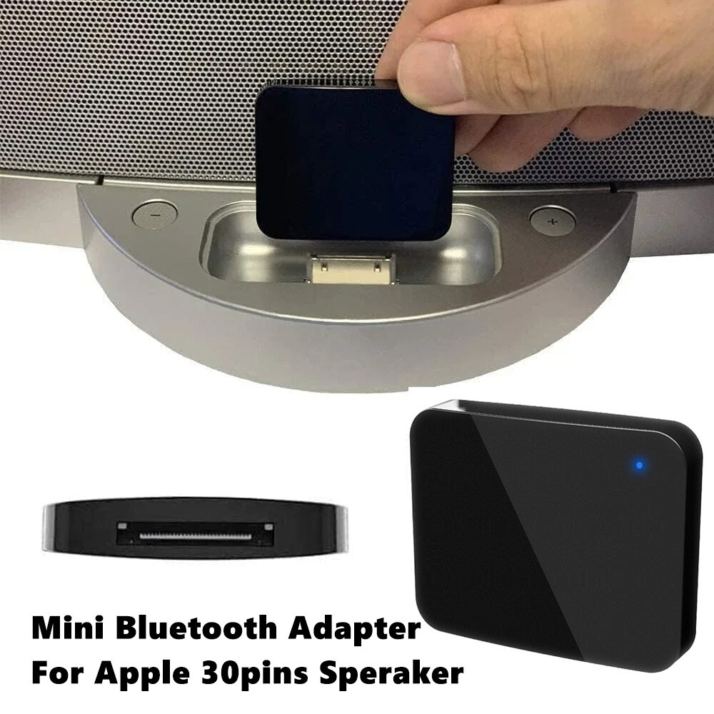 Dock For iPod/iPhone Wireless Music Adapter 30 Pin Bluetooth 5.1 Audio Receiver