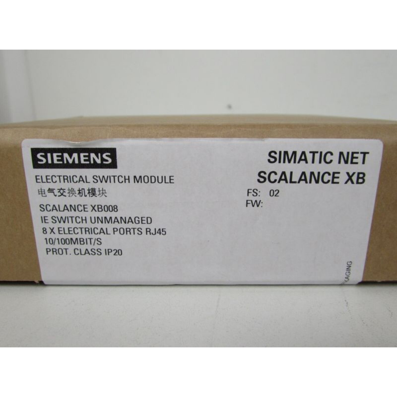 NEW SIEMENS 6GK5008-0BA10-1AB2 Industrial Ethernet Switch 6GK5 008-0BA10-1AB2