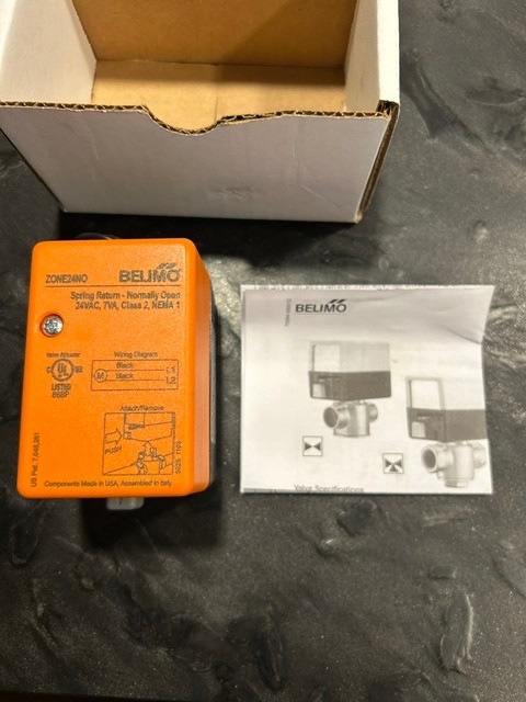 BELIMO ZONE24NO Zone Actuator New In Box BEZONE24NO