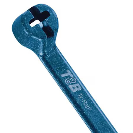 Ty-Rap Ty525m-Ndt Cable Tie, 7-1/2 In L, 1-3/4 In Max Bundle Dia., Blue, Nylon