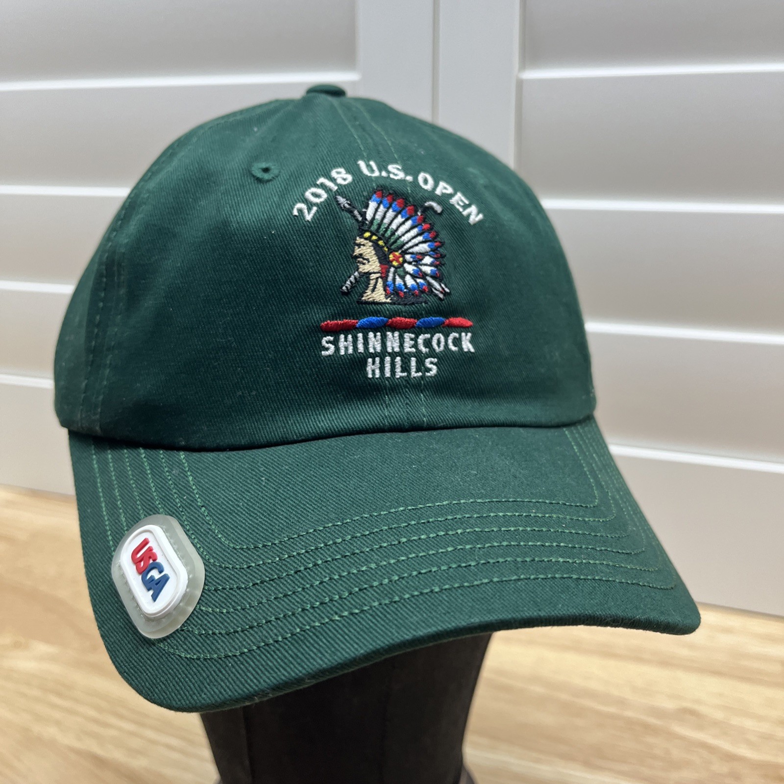 2018 US Open Golf Hat Shinnecock Hills Embroidered Adjustable USGA Members New