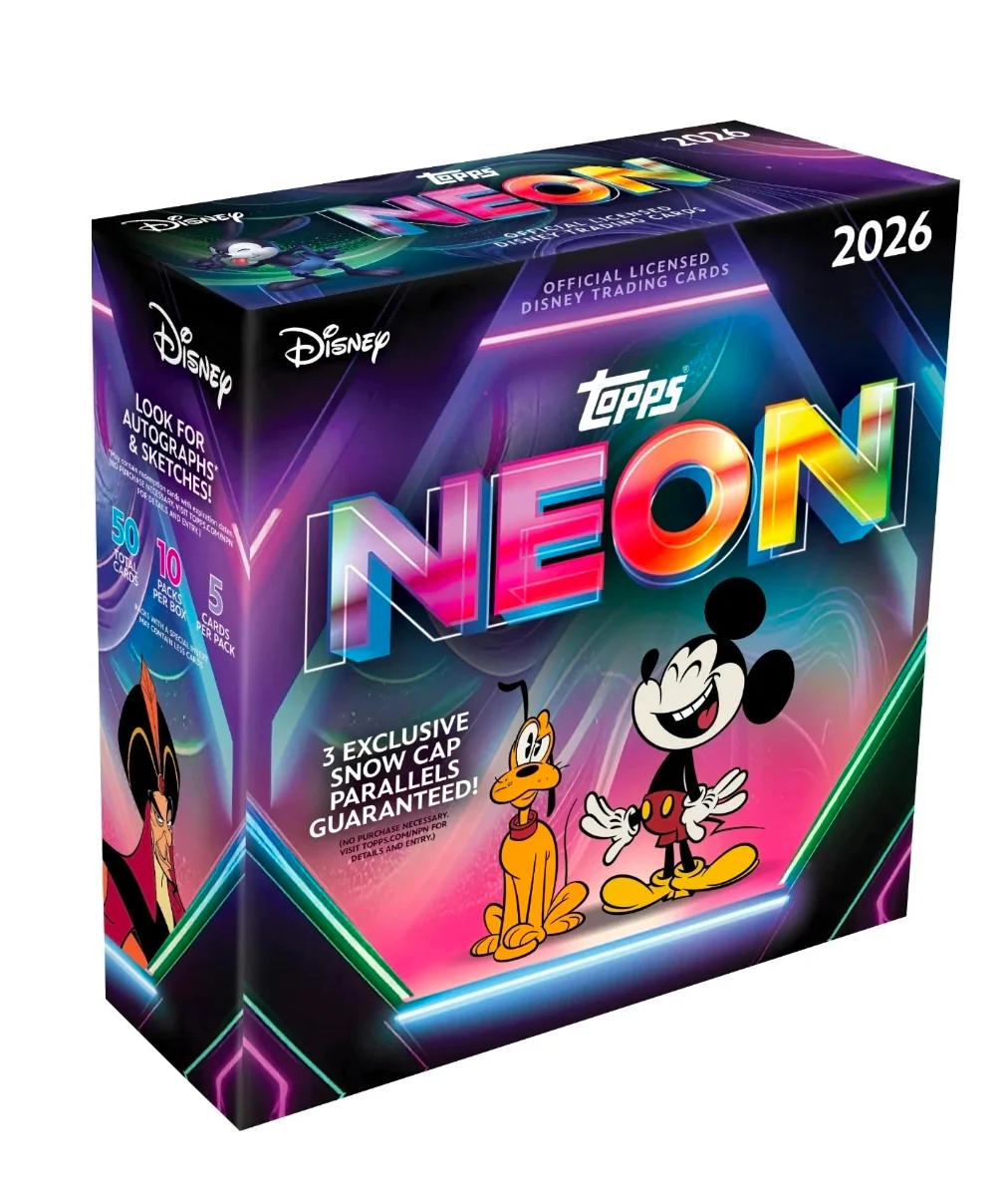 Disney 2026 Topps Neon Mega Box