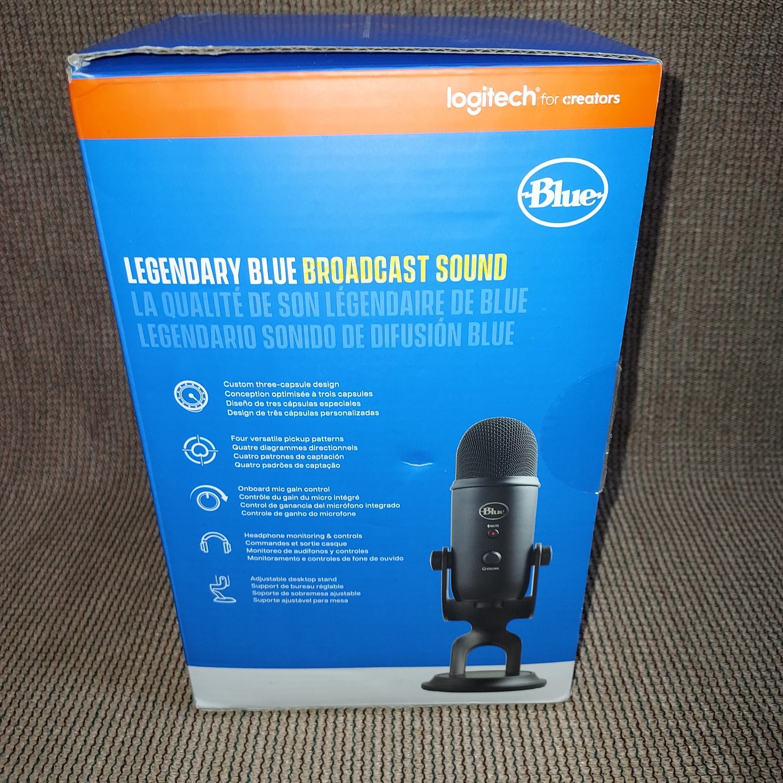 (USED) LOGITECH BLUE YETI USB MICROPHONE BIDIRECTIONAL - READ
