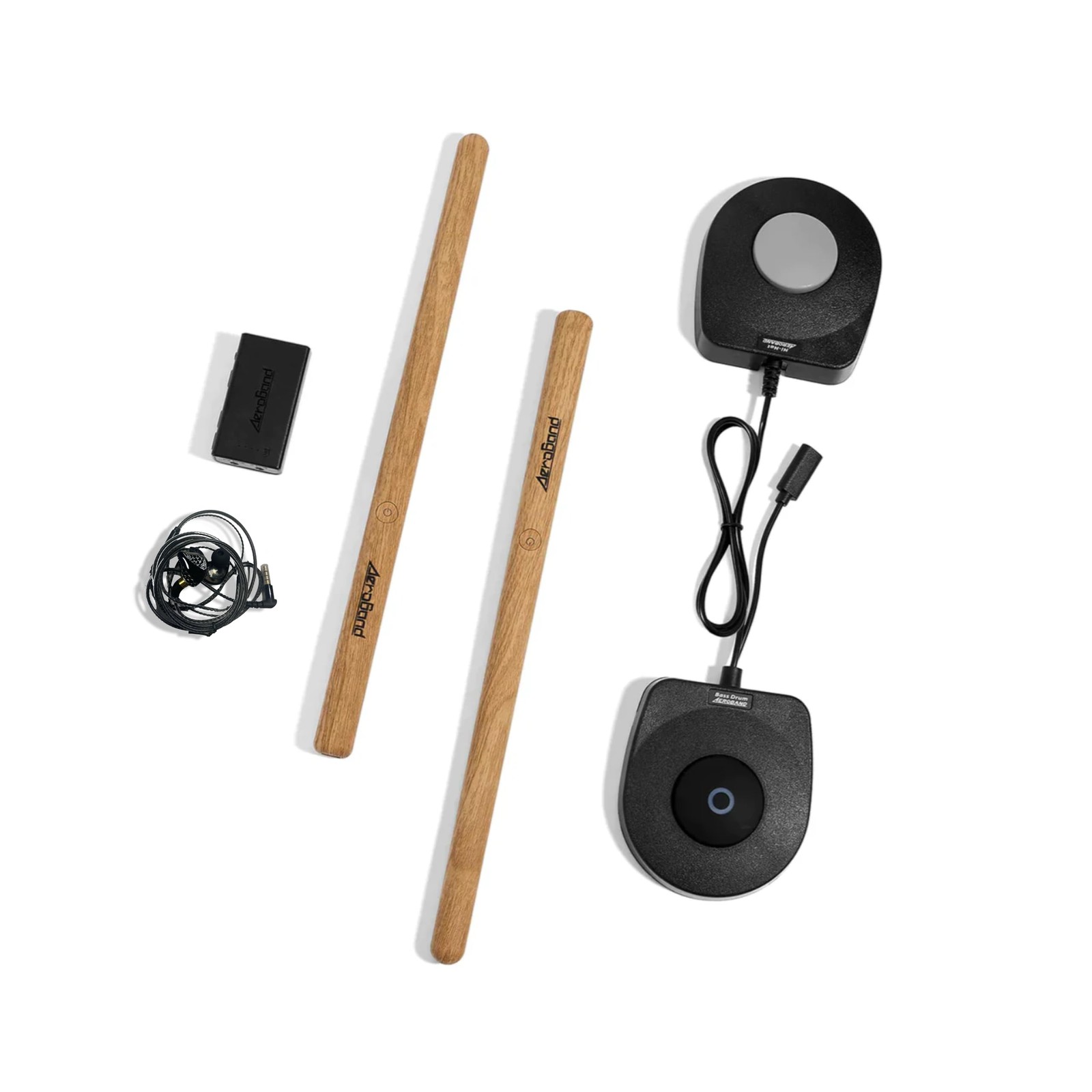 AeroBand Electronic Drum Set PocketDrum2 MAX, Air Sticks Compact, black