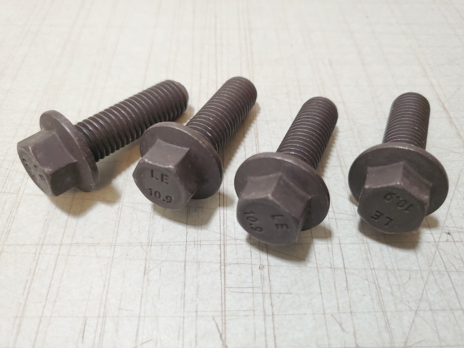 Lot of 4 Genuine Volvo Flange Screws 975110 NEW OEM