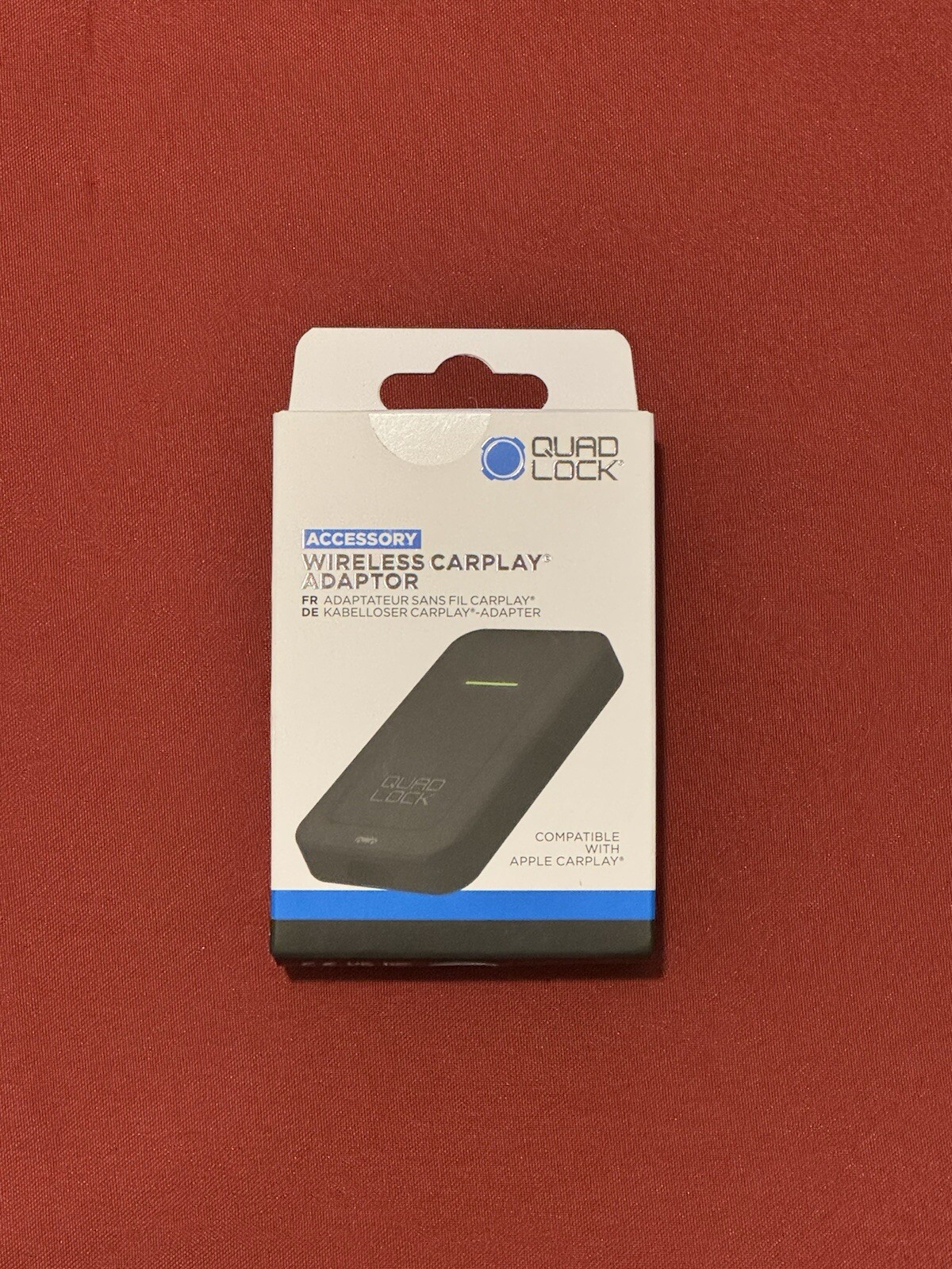 Quad Lock Quadlock Wireless Adapter for Apple CarPlay QLA-CPA BNIB