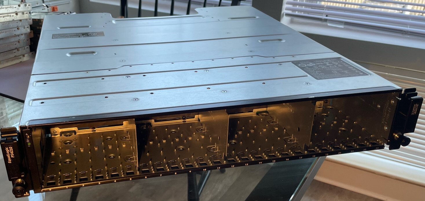 Dell EqualLogic PS4210 PS4210X SAN Array Chassis / Backplane excellent condition