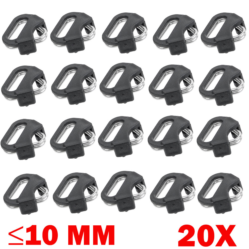 20Pack Camera Strap Triangle Split Ring Adapter + Cap For Fuji Lecia Nikon Canon