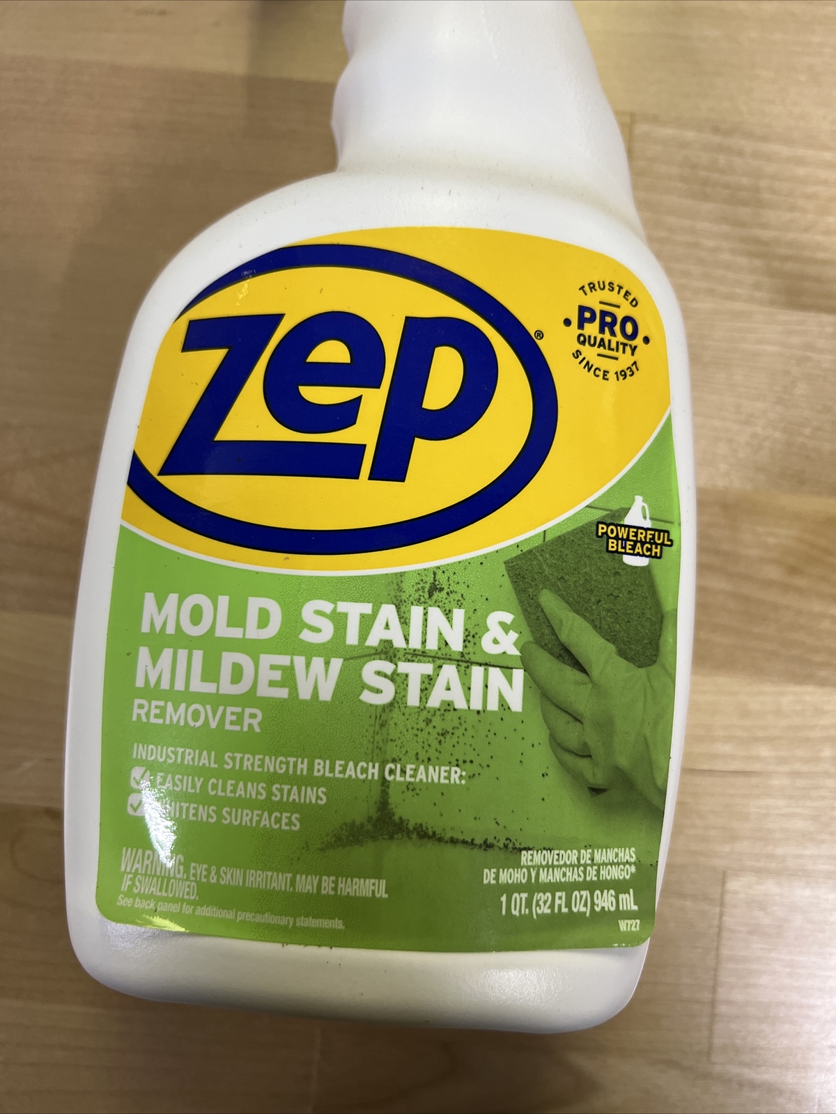 (2 PACK) ZEP Mold/Mildew Stain Remover Spray 32 Oz ZUMILDEW32
