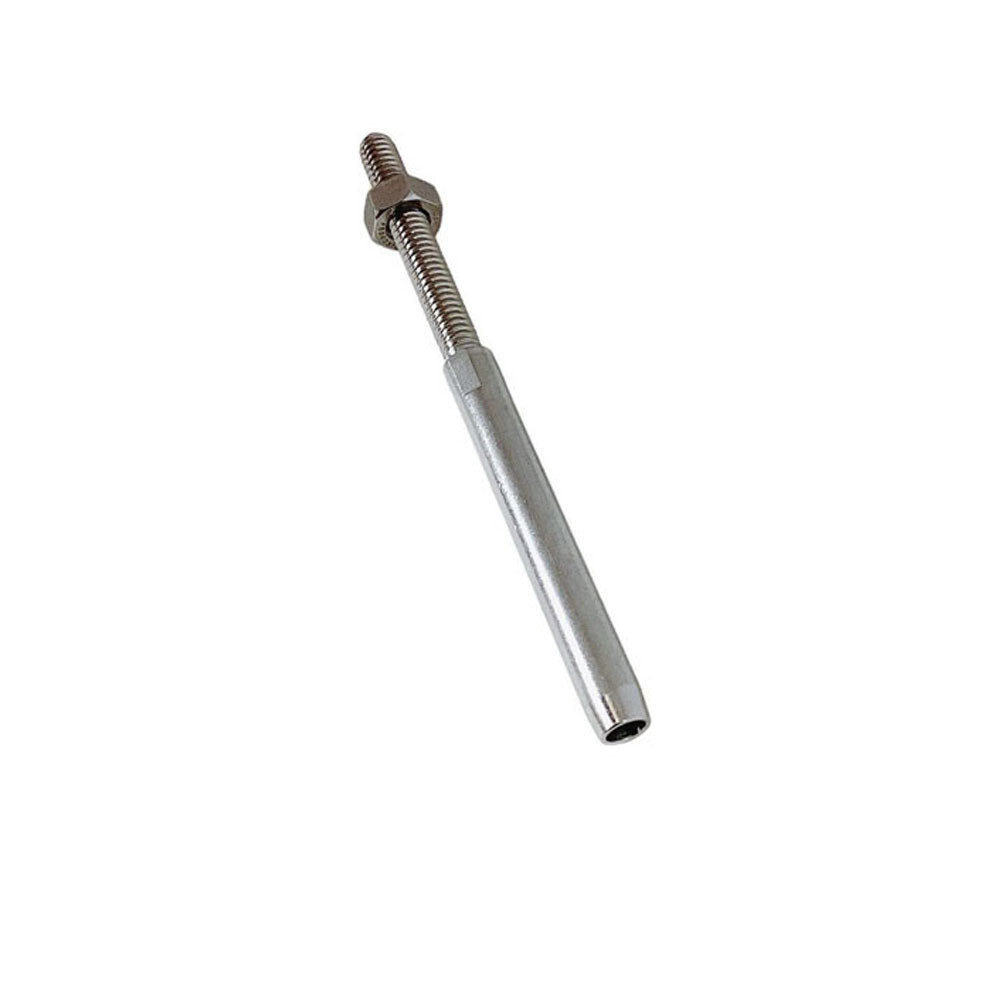 1/8" Deck Cable Railing Hand Swage Stud Swage Terminal,Stainless Steel T316 4PCS