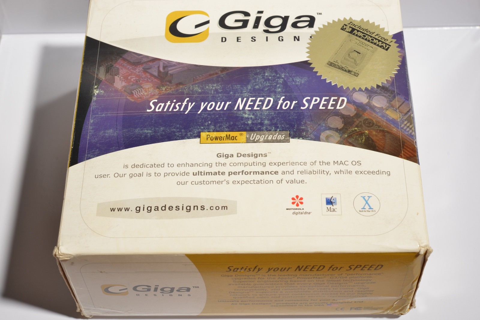 Giga Designs G-celerator DUAL 1.33GHz G4 Accelerator f/ Power Mac G4 Quicksilver