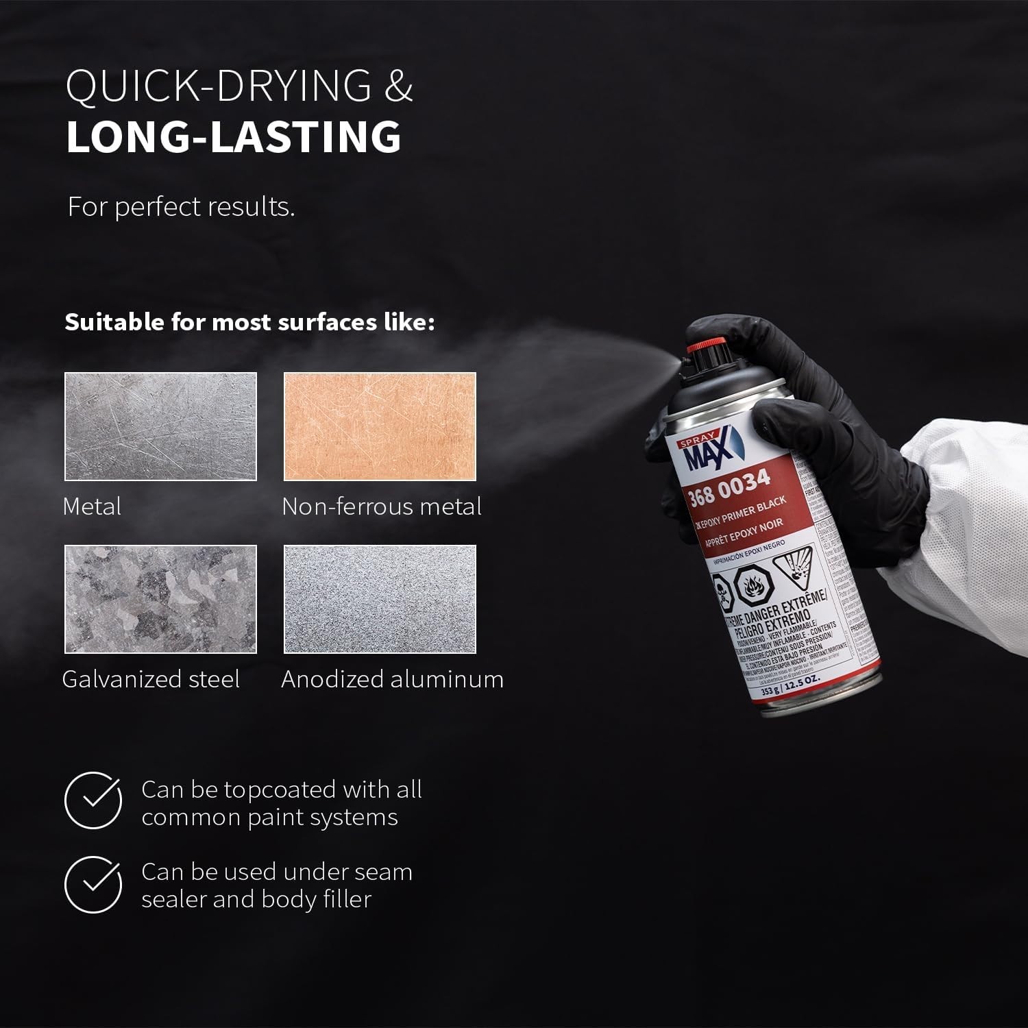 Corrosion-Resistant Epoxy Spray Paint - Professional Grade''