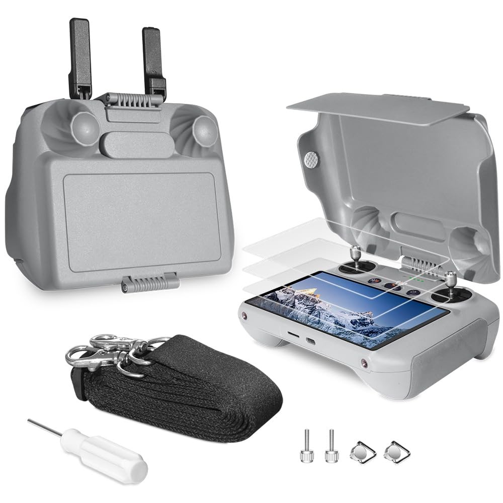 Arzroic RC 2 Protective Sun Hood Kit with Screen Protector & Neck Grey