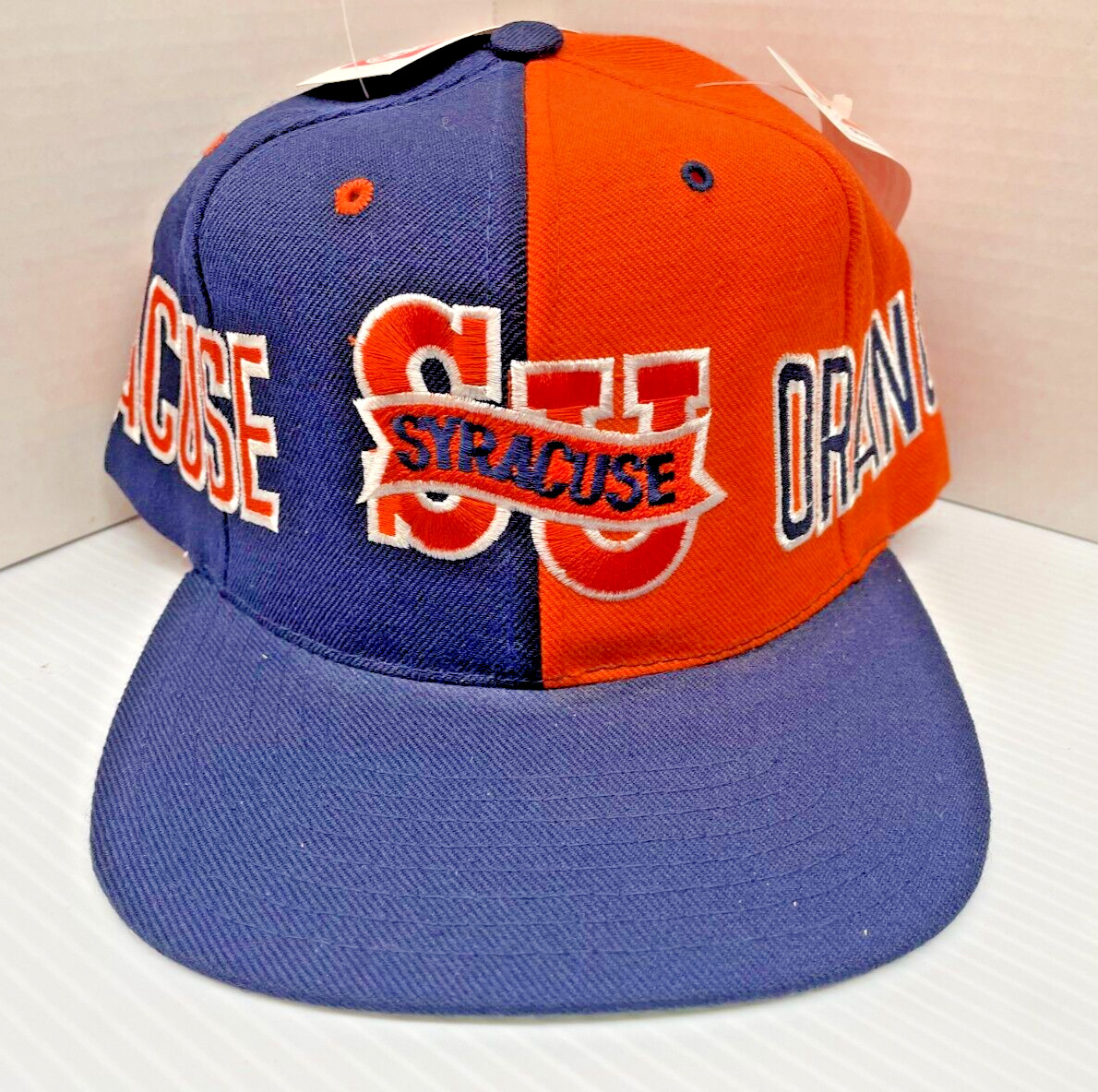 Vintage 100% Wool Syracuse Orangemen Adj American Needle Hat. (7/4/22)