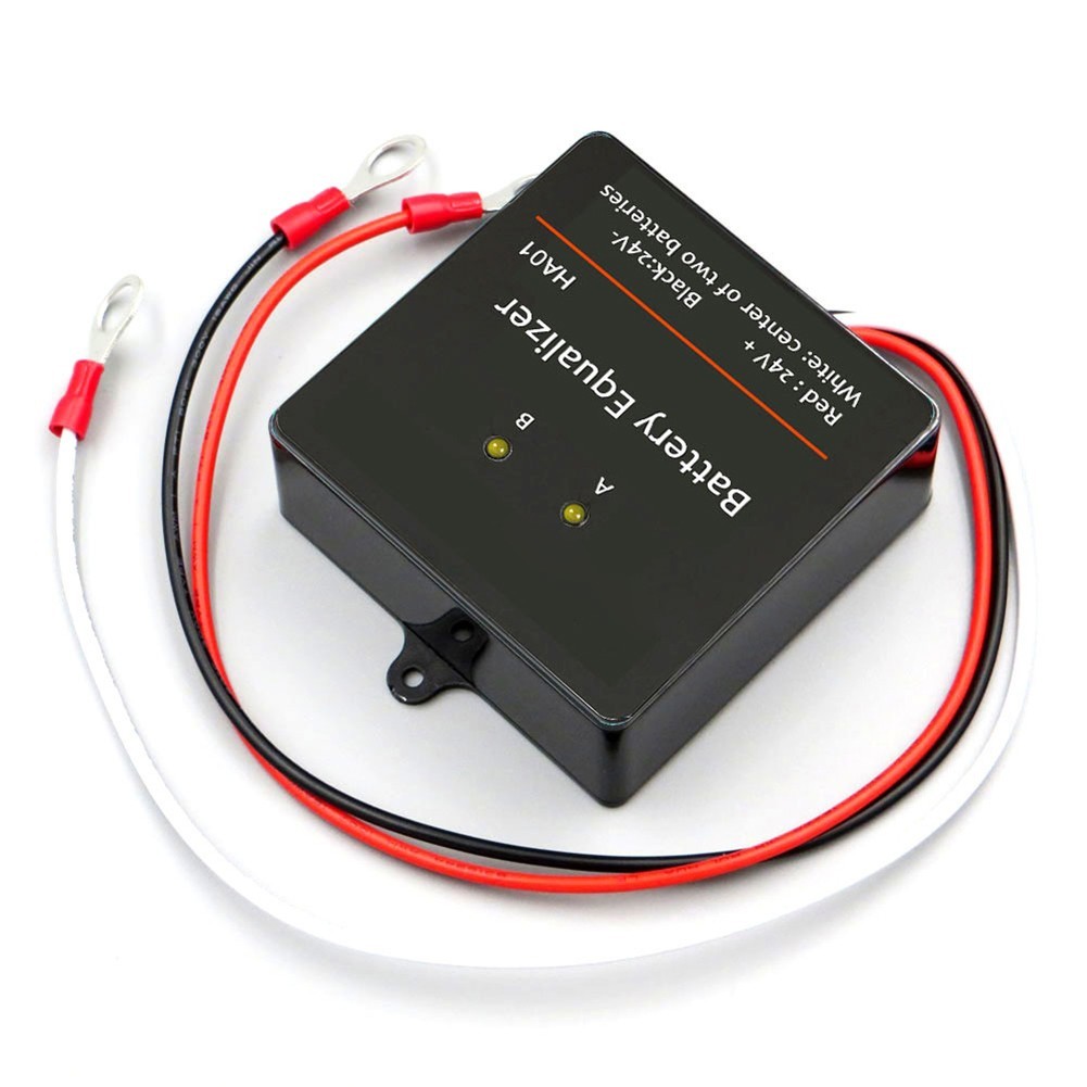 24V Battery Cell Balancer for 2x12 Volt Cells Active Voltage Controller