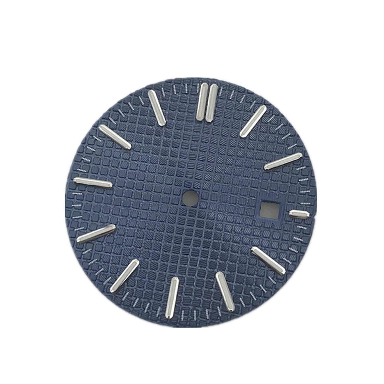 31.7mm Blue Watch Dial With Single Date Window For DG2813 Movement