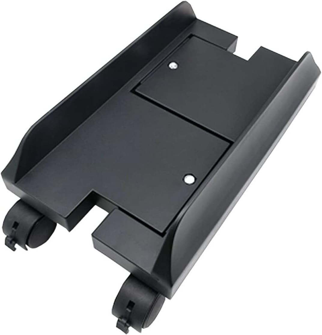 Universal ABS PC Computer Tower Stand Holder, Adjustable Width, Rolling Caster