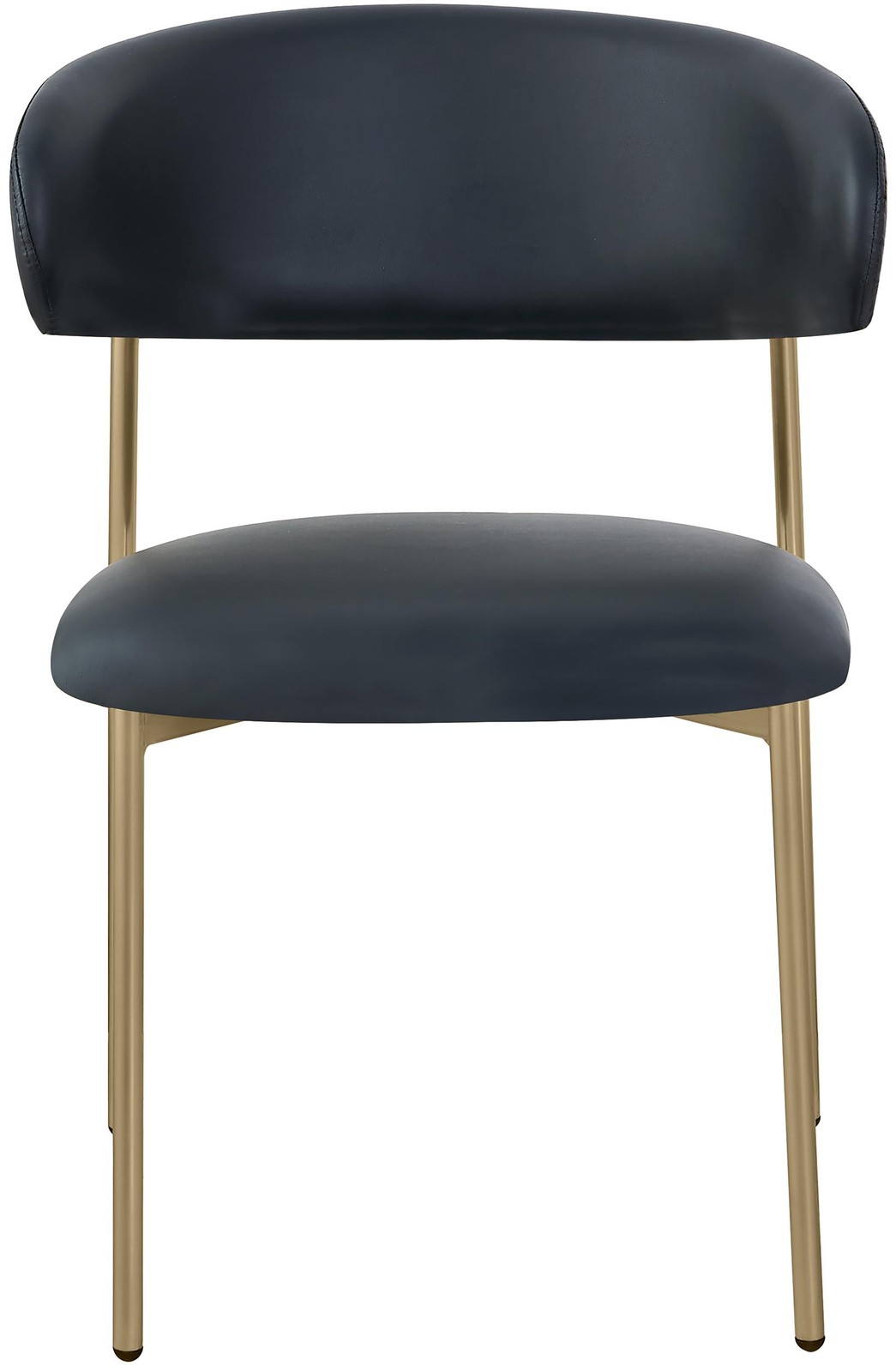 Meridian Furniture Lupita Black Vegan Leather Dining Chair (Set of 2)
