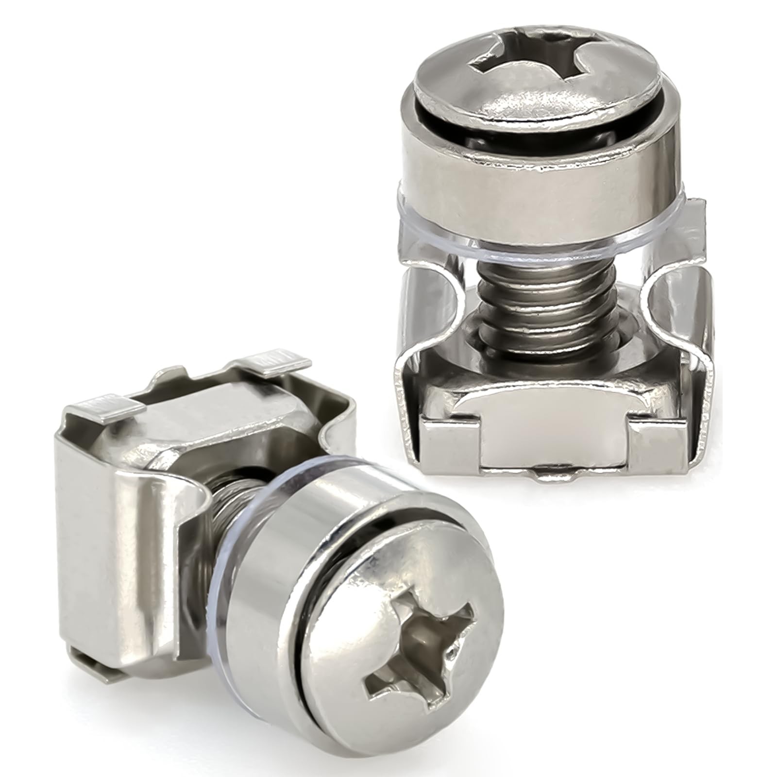 20PCS/Pack M6 Rack Mount Cage Nuts, x 16mm Fixing Screws and Nuts...