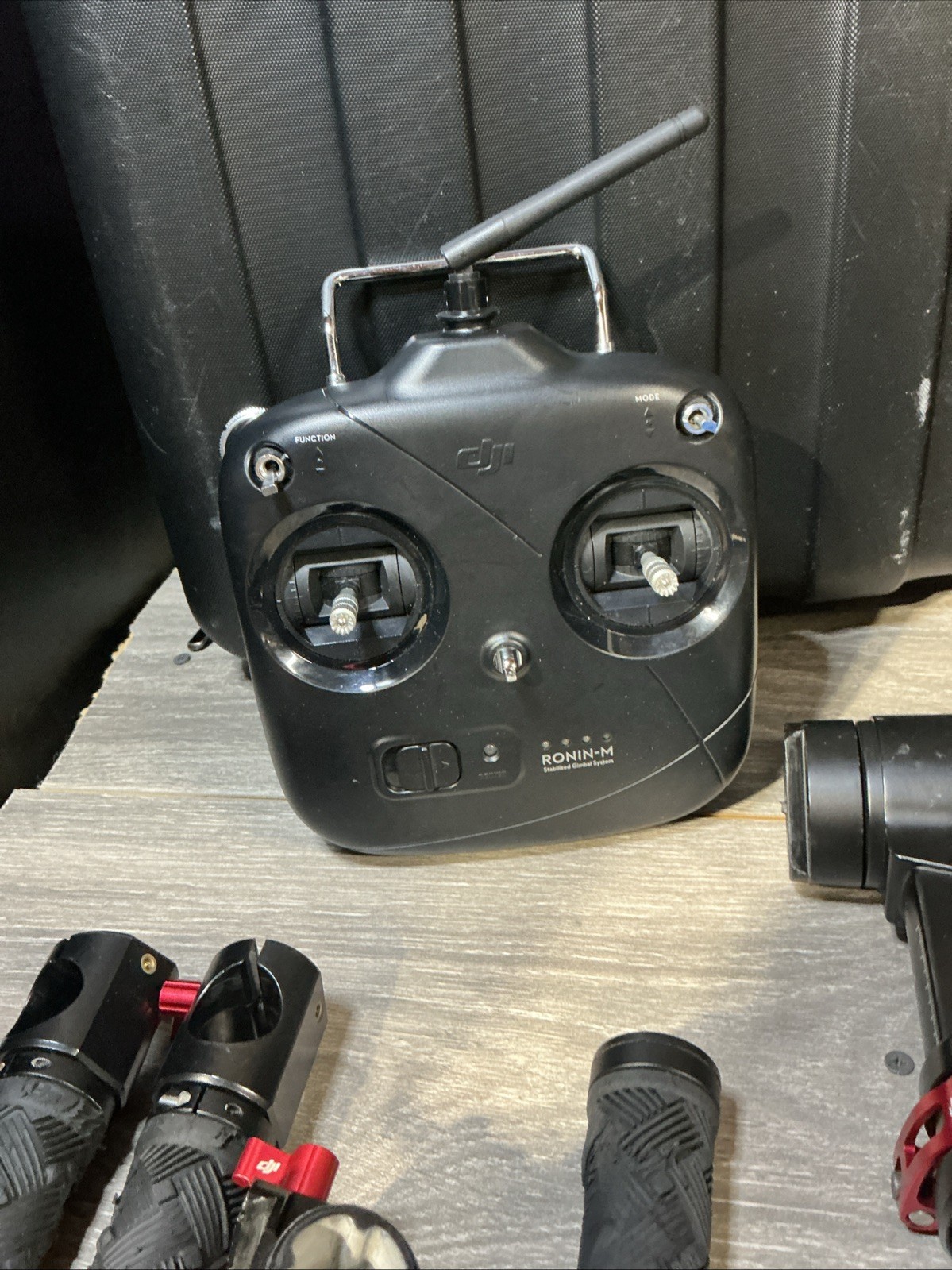 DJI Ronin M Gimbal Camera Stabilizer With Battery Remote Stand - Tested No Chrgr