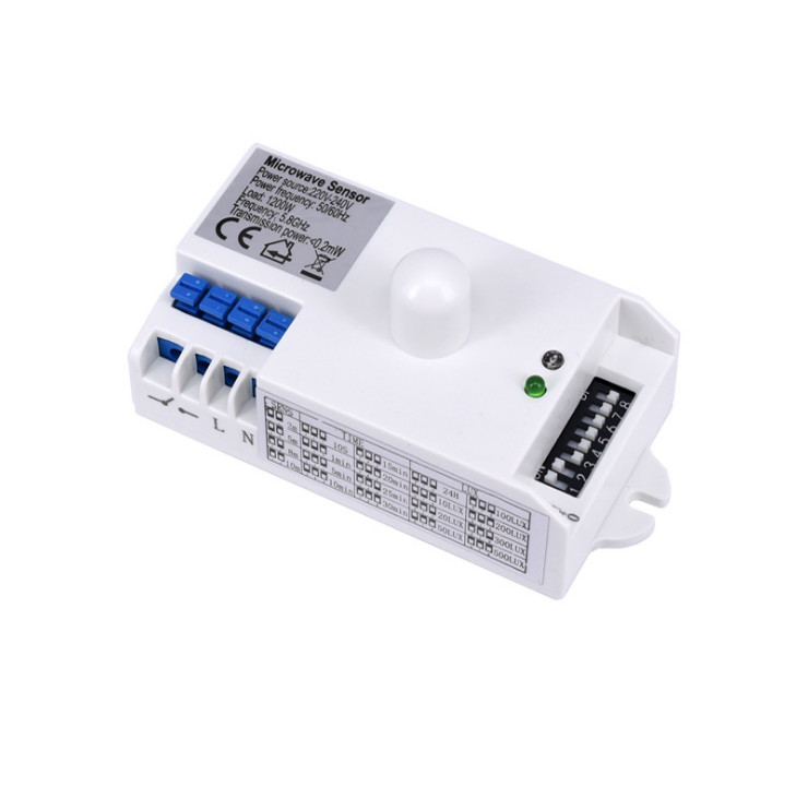 Microwave radar inductive switch control relay  12V / 24V  DC AC switch